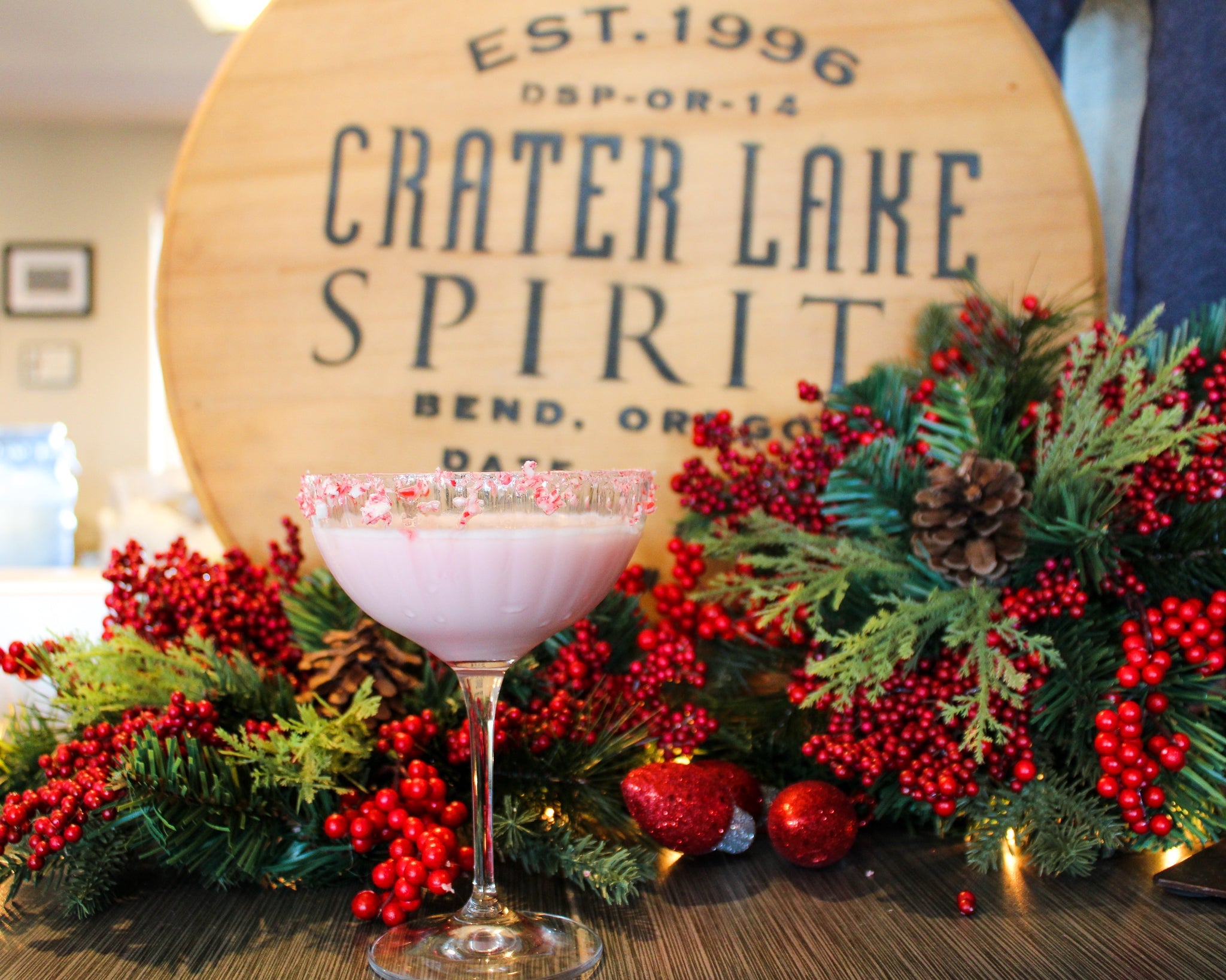 Candy Cane Vodka Martini – Crater Lake Spirits