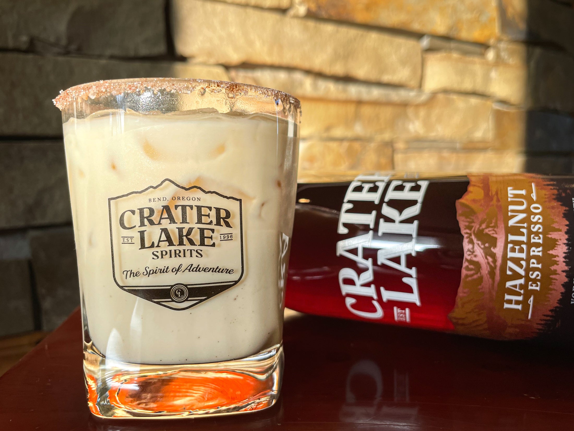 Dirty Eggnog Hazelnut Espresso Vodka Cocktail Crater Lake Spirits
