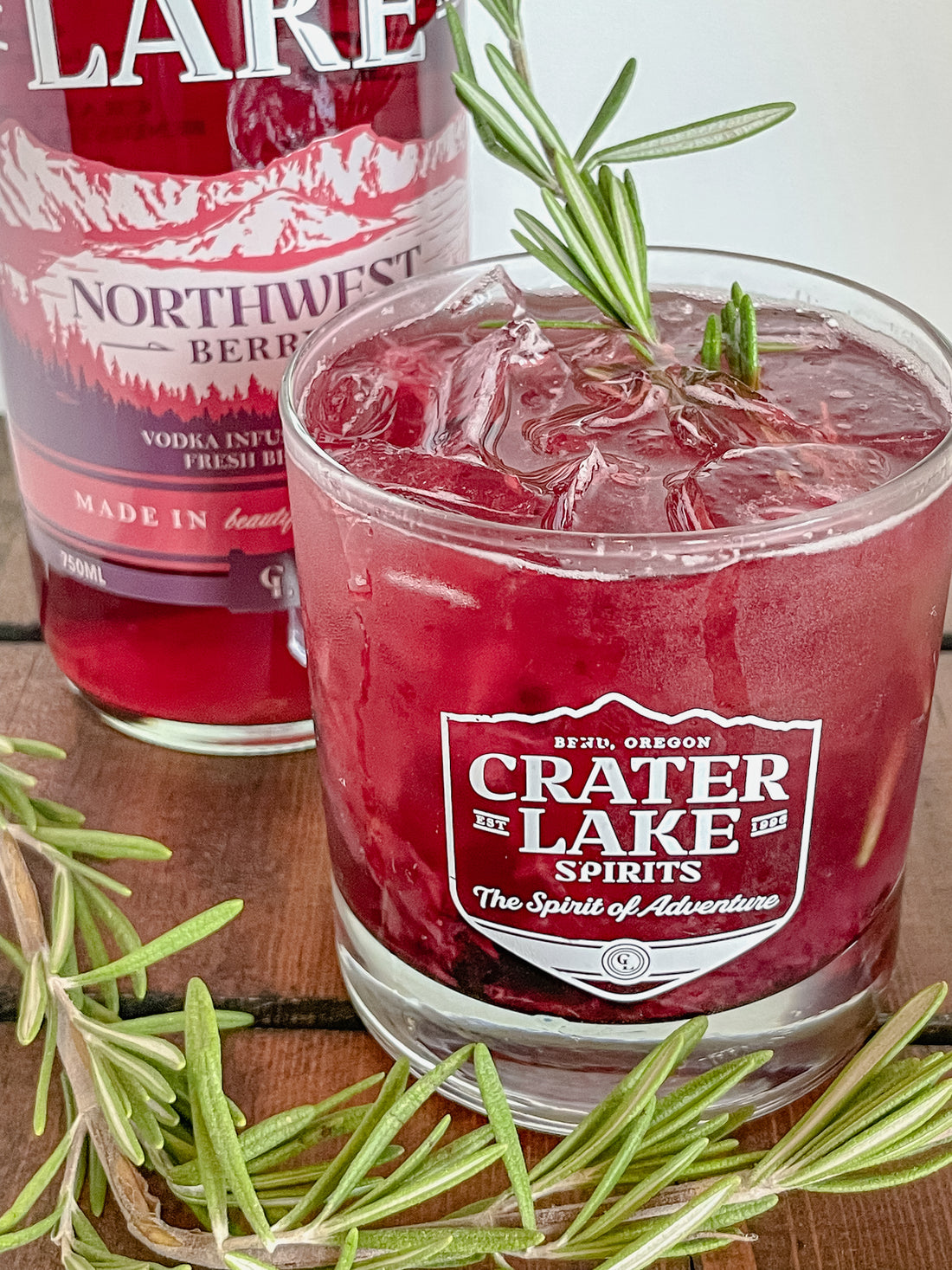 Herb and Berry Nectar Vodka Cocktail