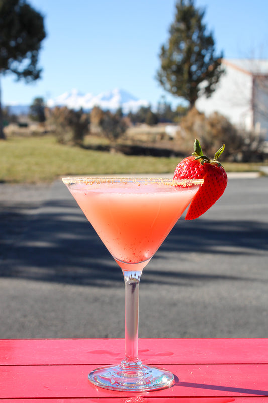 Strawberry Shortcake Martini Vodka Cocktail