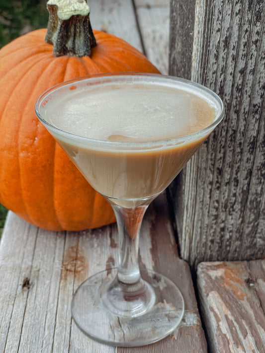 Pumpkin Espresso Martini Vodka Cocktail
