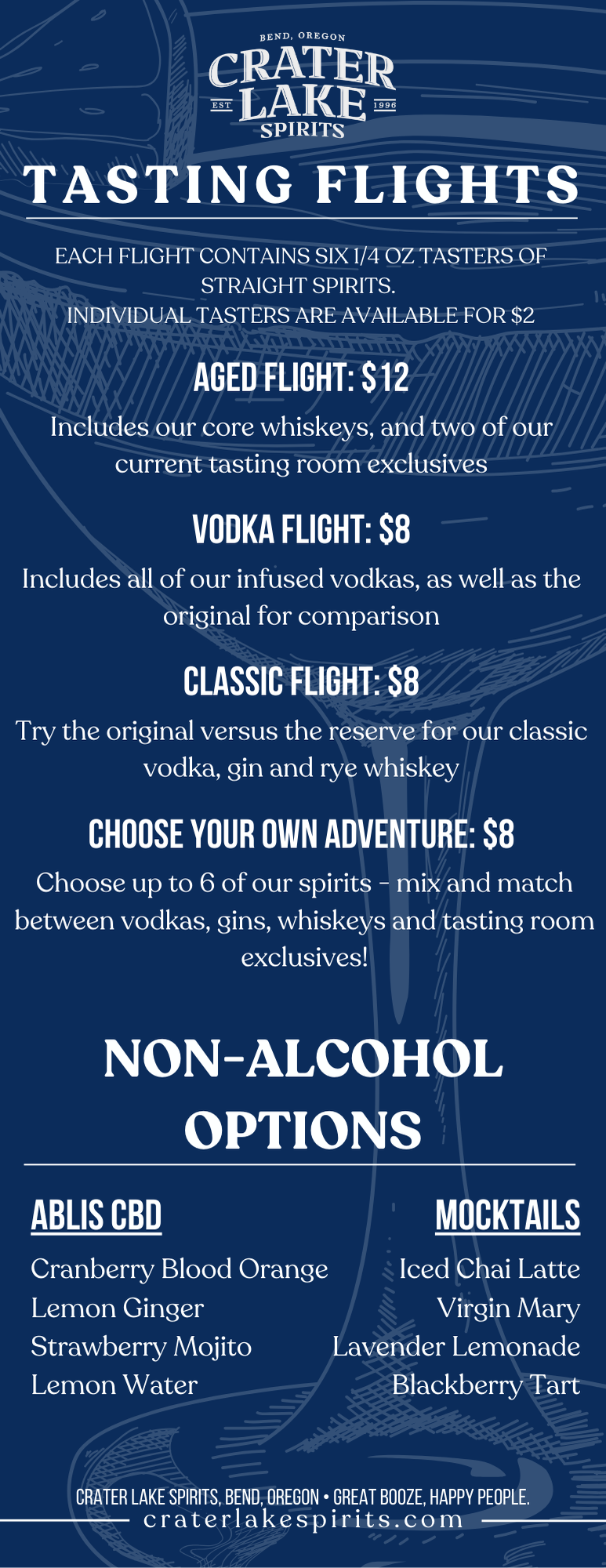 Tasting Room Menu Crater Lake Spirits tasting-room-menu-crater-lake-spirits